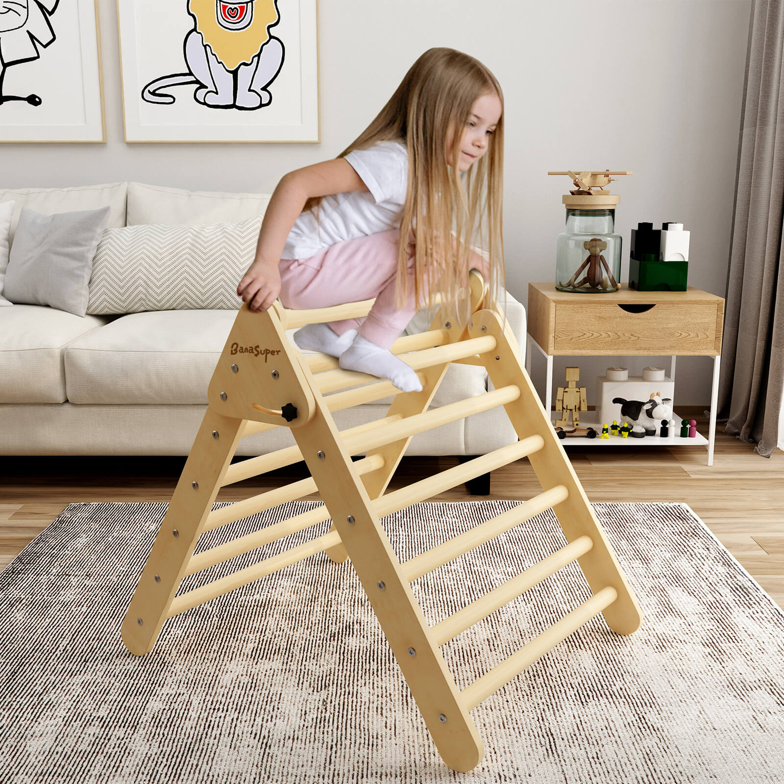 ▷ PIKLER FOLDABLE CLIMBING TRIANGLE FOR KIDS, ❤️
