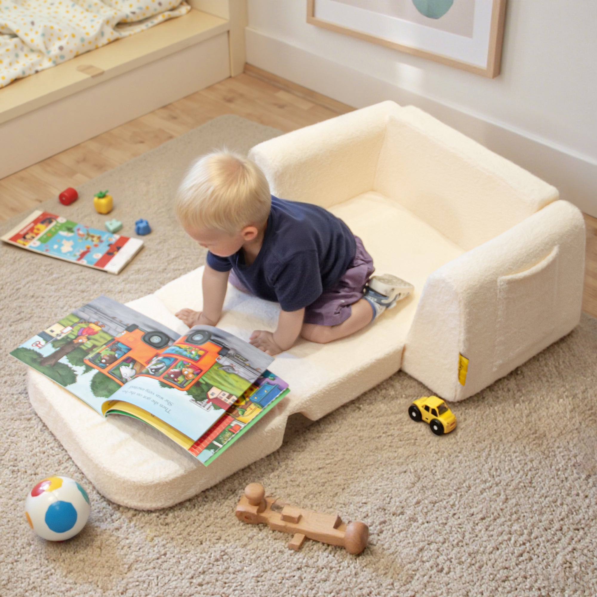 Modular Play Couch for Kids and Toddlers: Convertible Play Sets for Indoor Use