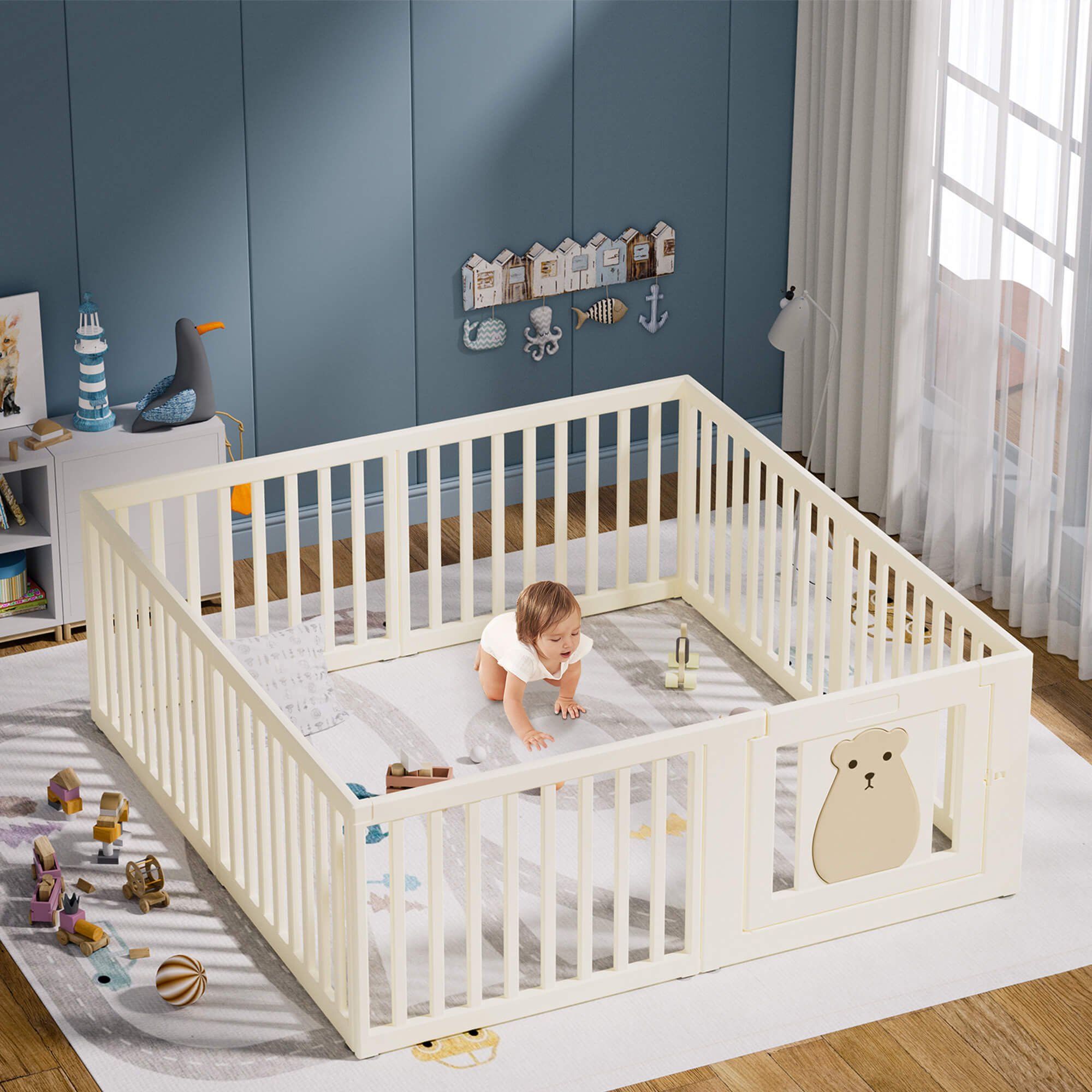 Baby Playpen 8 Panel