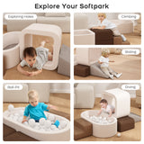 Softpark 02 Kids Climbing Playset (Balls NOT included)