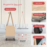 3-in-1 Kids Art Easel with Wheels