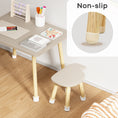 Load image into Gallery viewer, Toddler Wood Kids Play Table with 4 Animals Shape Chairs
