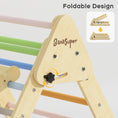 Load image into Gallery viewer, Colorful 2 in 1 Climbing Triangle Ladder with Ramp
