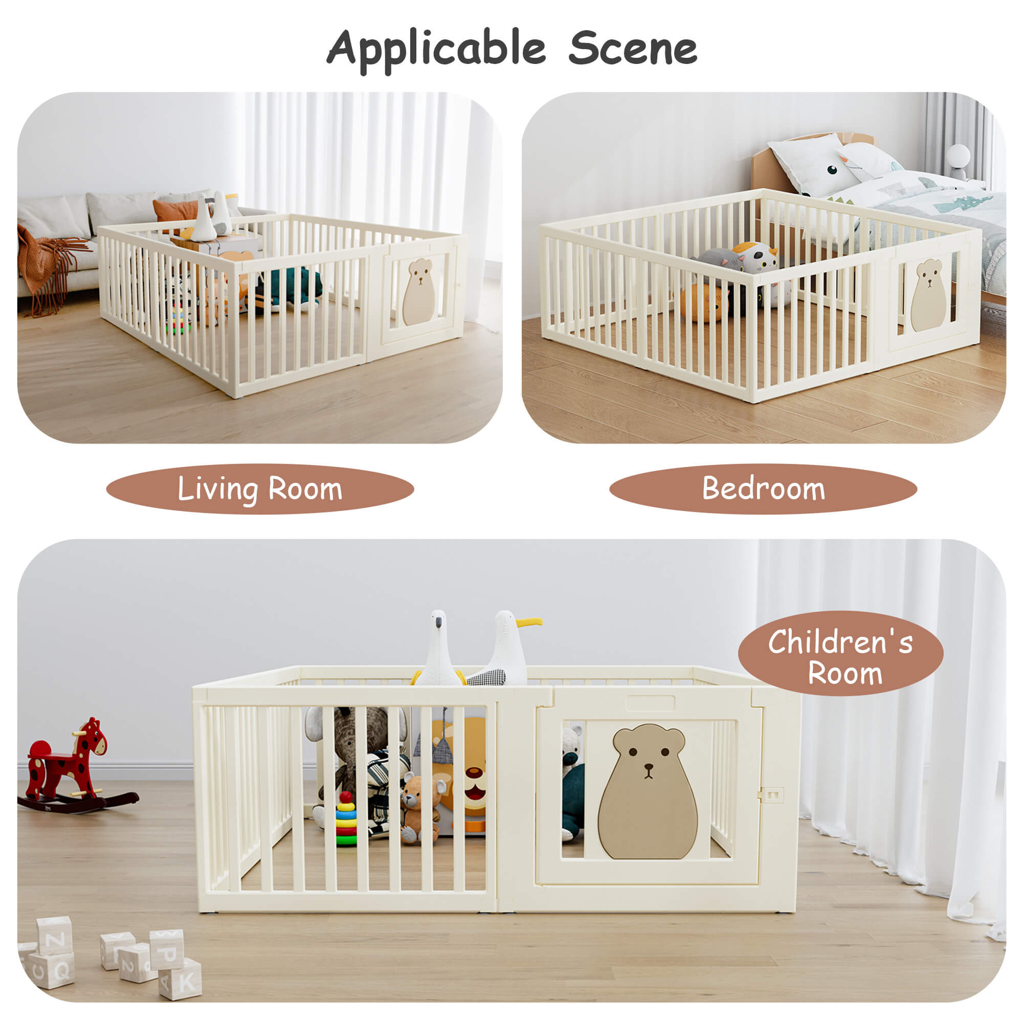 Baby Playpen 8 Panel