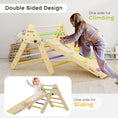 Load image into Gallery viewer, Colorful 2 in 1 Climbing Triangle Ladder with Ramp
