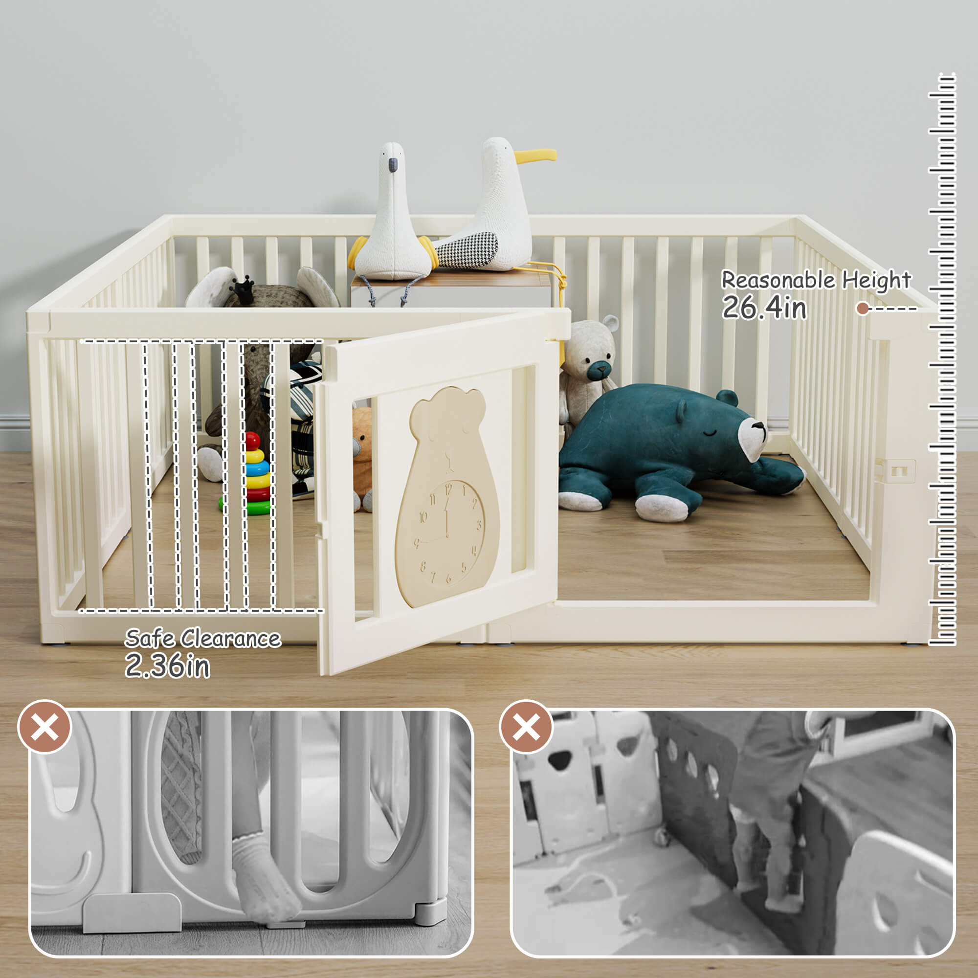 Baby Playpen 8 Panel