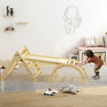 Load image into Gallery viewer, Large 3 in 1 Climbing Triangle Ladder with Ramp & Arch
